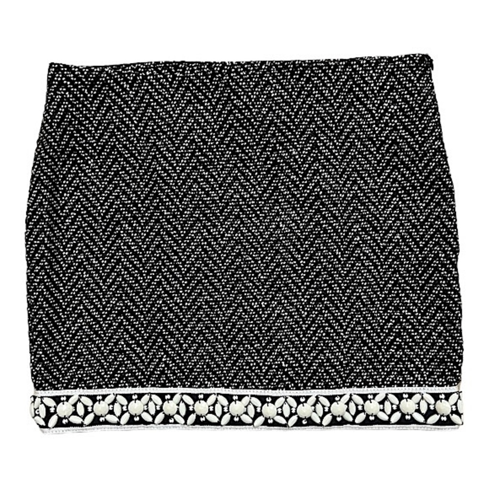 English Rose Wool Blend Mini Skirt